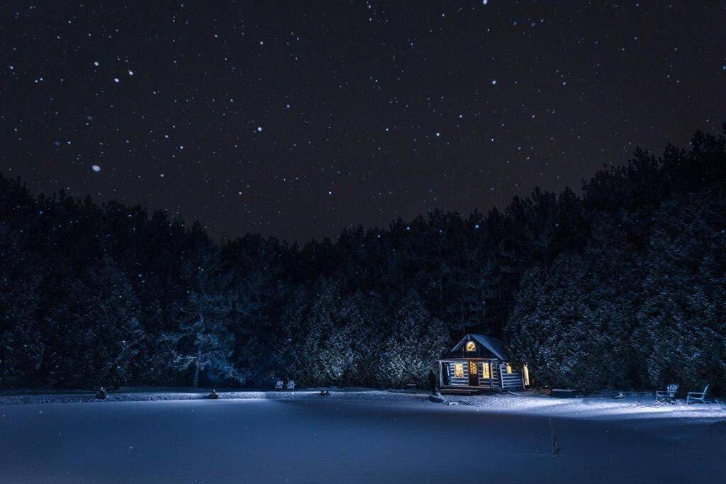 A Rustic Cabin In The Woods Оранджвилль Экстерьер фото