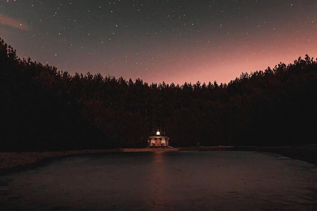 A Rustic Cabin In The Woods Оранджвилль Экстерьер фото